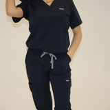 VICTORIA™ Slim Fit Joggers - Dark Blue
