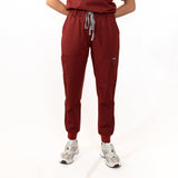 VICTORIA™ Slim Fit Joggers - Burgundy Velvet