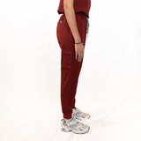 VICTORIA™ Slim Fit Joggers - Burgundy Velvet