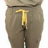 VICTORIA™ Slim Fit Joggers - Green Velvet